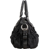 Prada Tessuto Gaufre Triangle Woven Handle Satchel Handbag