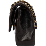 Chanel Quilted Lambskin 24K Gold Medium Double Flap Shoulder Bag