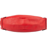 Gucci Red Pebbled Leather D-Ring Handbag