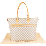 Louis Vuitton Monogram Damier Azur Saleya GM Handbag