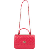 Chanel Quilted Lambskin Trendy CC Top Handle Handbag
