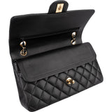 Chanel Quilted Lambskin Medium Double Flap Shoulder Bag