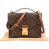 Louis Vuitton Monogram Canvas Pochette Monceau Handbag