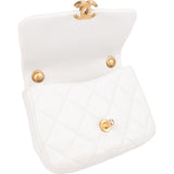 Chanel Quilted Lambskin Bicolor Candy Chain Crossbody Bag