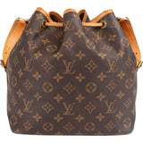 Louis Vuitton Monogram Canvas Sac Noé Petit Shoulder Bag