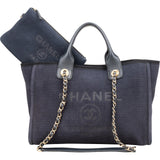 Chanel Tweed Cambon Deauville Handbag
