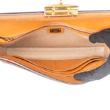 MCM Monogram Visetos Patricia Wallet on Chain Crossbody Bag