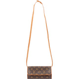 Louis Vuitton Monogram Canvas Twin Pochette PM Crossbody Bag
