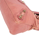 Balenciaga Pink Leather Small City Handbag