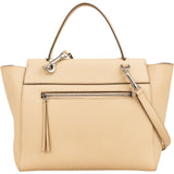 Celine Beige Grained Calfskin Belt Handbag