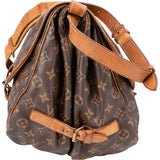 Louis Vuitton Monogram Canvas Saumur 35 Crossbody Bag