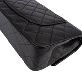 Chanel Quilted Lambskin Palladium Medium Double Flap Shoulder Bag