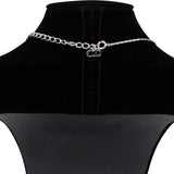 Christian Dior Crystal CD Emblem Necklace