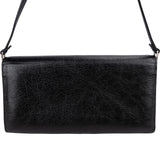 Balenciaga Black Leather Classic City Wallet On Strap Shoulder Bag