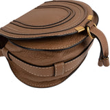 Chloé Grained Calfskin Mini Marcie Saddle Crossbody Bag