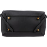 Céline Black Leather Grained Calfskin Belt Handbag