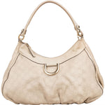 [🔄️B20 / F31] Gucci Guccissima Leather Abbey D-Ring Hobo Shoulder Bag - vintageandkickz