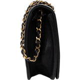 Chanel Quilted Lambskin 24K Gold Single Flap Shoulder Bag