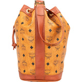 MCM Monogram Visetos Drawstring Bucket Crossbody Bag