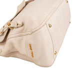 Miu Miu Smooth Leather Turnlock Satchel Handbag