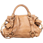 Miu Miu Vitello Lux Bow Bag Handbag - vintageandkickz