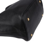 Miu Miu Grained Leather Vitello Daino Tote Handbag
