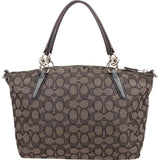 Coach Monogram Signature Canvas Prairie Satchel Handbag