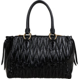 Miu Miu Matelassé Vitello Lux Bow Handbag