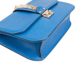 Valentino Garavani Calfskin Leather Rockstud Glam Lock Crossbody Bag