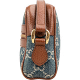 Gucci Monogram GG Denim Ophidia Camera Crossbody Bag