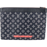 [🔄️B08 / F11] Louis Vuitton Canvas Monogram Ink Pochette Apollo Handbag - vintageandkickz