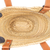 Loewe Raffia Small Basket Shoulder Bag