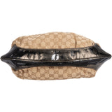 Gucci Monogram GG Bamboo Handle Shoulder Bag