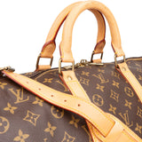 Louis Vuitton Monogram Canvas Keepall 55 Bandoulière Travel Bag