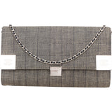 Chanel Denim Chocolate Bar Single Flap Shoulder Bag