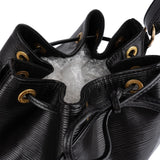 Louis Vuitton Noir Epi Leather Sac Noé Grande Shoulder Bag