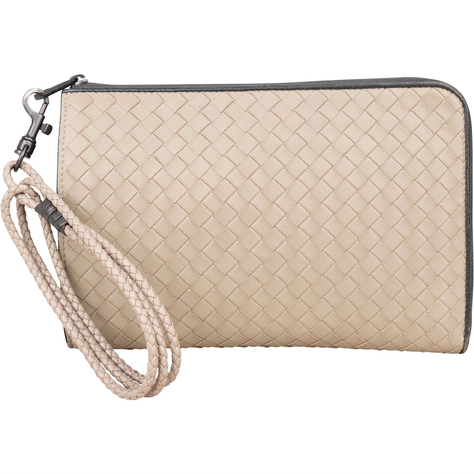 [🔄️B14 / F06] Bottega Veneta Intrecciato Zipped Pouch - vintageandkickz