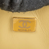 Chanel Gold Shimmering Quilted Lambskin Medium Double Flap Shoulder Bag