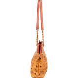 MCM Monogram Visetos Chain Tote Shoulder Bag