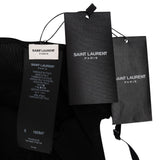 Saint Laurent Black Laced Trimmed Camisole Silk Top (S)