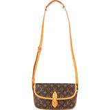 Louis Vuitton Monogram Canvas Sac Gibeciere Diane PM Crossbody Bag