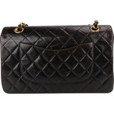 Chanel Quilted Lambskin 24K Gold Medium Double Flap Shoulder Bag