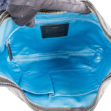 Coach Monogram Signature Stripe Hobo Shoulder Bag