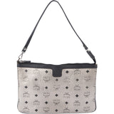 MCM Monogram Metallic Visetos Canvas Pouch Accessoires Shoulder Bag
