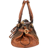 Chloé Woven Cotton Paddington Satchel Handbag