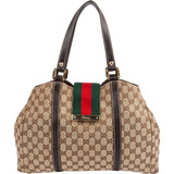 Gucci Monogram GG Canvas New Britt Web Hobo Shoulder Bag