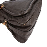 Chloé Brown Leather Paraty Handbag