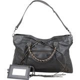Balenciaga Dark Grey Leather Classic City Handbag