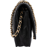 Chanel Quilted Caviar Leather CC Wallet On Chain Crossbody Bag