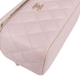 Chanel Quilted Caviar Leather Vanity Case Crossbody Bag